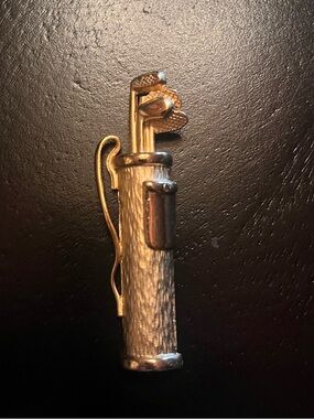 Vintage Napier Gold Golf Bag Brooch